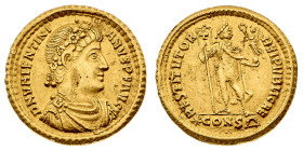 Monete Romane Imperiali
Solido databile al periodo 365-375 d.C. - Zecca: Costantinopoli - Diritto: busto diademato di rosette, drappeggiato e corazza...