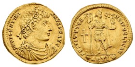 Monete Romane Imperiali
Solido databile al periodo 364-367 d.C. - Zecca: Antiochia - Diritto: busto diademato di rosette, drappeggiato e corazzato de...