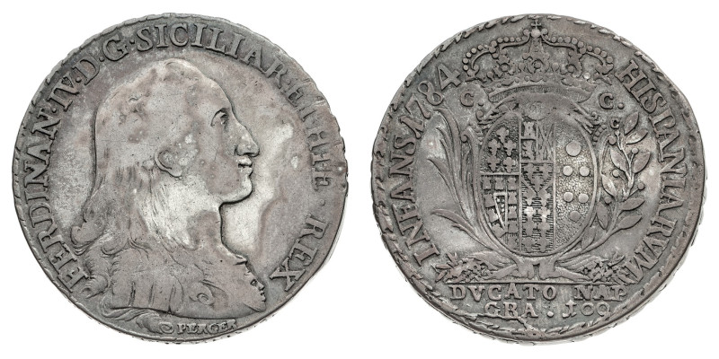 Monete di Zecche Italiane
Ferdinando IV di Borbone (1759-1799) - Ducato da 100 ...