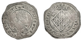 Monete di Zecche Italiane
Filippo III di Spagna (1598-1621) - Scudo da 10 Tarì 1611 - Zecca: Messina - Diritto: busto di Filippo III a destra - Roves...