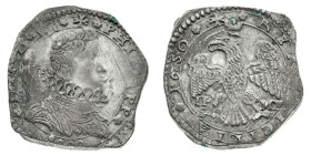 Monete di Zecche Italiane
Filippo IV di Spagna (1621-1665) - 4 Tarì 1650 - Zecca: Messina - Diritto: busto corazzato del Re a destra - Rovescio: aqui...