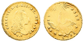 Monete di Zecche Italiane
Carlo III di Borbone (1734-1759) - Oncia 1751 - Zecca: Palermo - Diritto: effigie del Re a destra - Rovescio: la fenice sul...