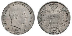 Antichi Stati italiani
Napoleone I Re d'Italia (1805-1814) - 2 Lire 1813 - Zecca: Milano - Diritto: effigie di Napoleone a destra - Rovescio: stemma ...
