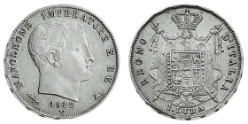 Antichi Stati italiani
Napoleone I Re d'Italia (1805-1814) - 1 Lira 1812 - Zecca: Venezia - Diritto: effigie di Napoleone a destra - Rovescio: stemma...