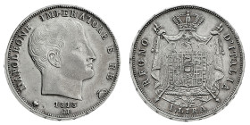 Antichi Stati italiani
Napoleone I Re d'Italia (1805-1814) - 1 Lira 1813 - Zecca: Milano - Diritto: effigie di Napoleone a destra - Rovescio: stemma ...