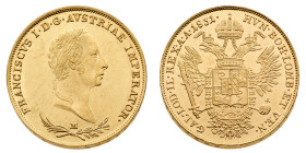 Antichi Stati italiani
Francesco I d'Asburgo (1815-1835) - Sovrana 1831 NGC MS 62 - Zecca: Milano - Diritto: effigie laureata di Francesco I a destra...