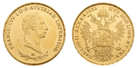 Antichi Stati italiani
Francesco I d'Asburgo (1815-1835) - Sovrana 1831 NGC MS 62 - Zecca: Milano - Diritto: effigie laureata di Francesco I a destra...