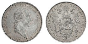 Antichi Stati italiani
Francesco I d'Asburgo (1815-1835) - Scudo Nuovo da 6 Lire 1825 - Zecca: Milano - Diritto: effigie laureata di Francesco I a de...