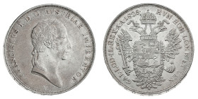 Antichi Stati italiani
Francesco I d'Asburgo (1815-1835) - Scudo Nuovo da 6 Lire 1825 - Zecca: Venezia - Diritto: effigie laureata di Francesco I a d...