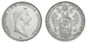 Antichi Stati italiani
Francesco I d'Asburgo (1815-1835) - Scudo Nuovo da 6 Lire 1830 - Zecca: Milano - Diritto: effigie laureata di Francesco I a de...