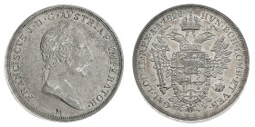 Antichi Stati italiani
Francesco I d'Asburgo (1815-1835) - Mezzo Scudo 1822 - Zecca: Milano - Diritto: effigie laureata di Francesco I a destra - Rov...