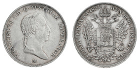 Antichi Stati italiani
Francesco I d'Asburgo (1815-1835) - Mezzo Scudo 1824 - Zecca: Milano - Diritto: effigie laureata di Francesco I a destra - Rov...