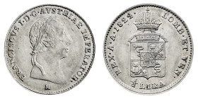 Antichi Stati italiani
Francesco I d'Asburgo (1815-1835) - Mezza Lira 1824 - Zecca: Milano - Diritto: effigie laureata di Francesco I a destra - Rove...