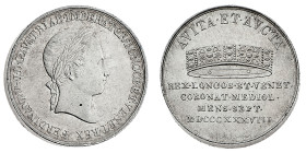 Antichi Stati italiani
Ferdinando I d'Asburgo (1835-1848) - Insieme degli esemplari da 1 Lira e Mezza Lira del Giuramento 1838 - Zecca: Milano - Diri...