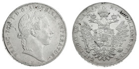 Antichi Stati italiani
Francesco Giuseppe I d'Asburgo (1848-1866) - Scudo Nuovo da 6 Lire 1853 - Zecca: Venezia - Diritto: effigie laureata di France...