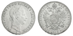 Antichi Stati italiani
Francesco Giuseppe I d'Asburgo (1848-1866) - Tallero della Lega 1858 - Zecca: Venezia - Diritto: effigie laureata di Francesco...