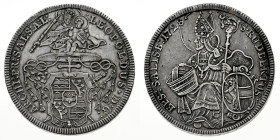Europa

Austria

Salzburg - Leopold Anton (1727-1744) - Tallero 1709 - Diritto: stemma sormontato dalla Vergine con il Bambino - Rovescio: l'arciv...