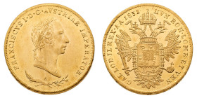 Europa

Austria

Franz I (II) (1815-1835) - Sovrana 1831 NGC MS 62 - Zecca: Vienna - Diritto: effigie laureata dell'Imperatore a destra - Rovescio...