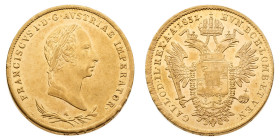 Europa

Austria

Franz I (II) (1815-1835) - Sovrana 1831 NGC AU 55 - Zecca: Vienna - Diritto: effigie laureata dell'Imperatore a destra - Rovescio...