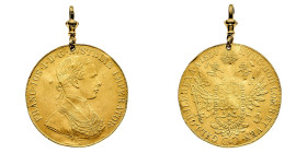 Europa

Austria

Franz Joseph I (1848-1916) - 4 Ducati 1854 - Zecca: Vienna - Diritto: effigie laureata dell'Imperatore a destra - Rovescio: aquil...