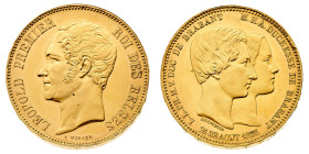 Europa

Belgio

Leopold I (1831-1865) - 100 Franchi 1853 NGC PF 62 CAMEO - Zecca: Bruxelles - Diritto: effigie del Re a sinistra - Rovescio: effig...