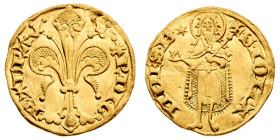 Europa

Francia

Monetazione feudale - Orange - Raimondo III (1335-1340) o Raimondo IV de Baux (1340-1393) - Fiorino, imitazione del Fiorino di Fi...