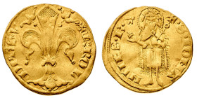 Europa

Francia

Monetazione Feudale - Viennois - Charles I (1349-1364) - Fiorino, imitazione del Fiorino di Firenze - Diritto: giglio fiorentino ...