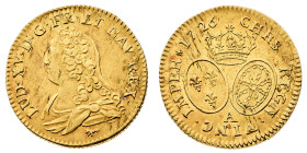 Europa

Francia

Louis XV (1715-1774) - Louis d'or "aux lunettes" 1726 - Zecca: Parigi - Diritto: testa del Re a sinistra - Rovescio: stemmi di Fr...