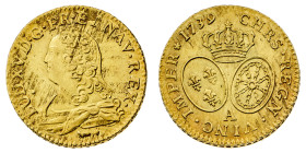 Europa

Francia

Louis XV (1715-1774) - Louis d'or "aux lunettes" 1739 NGC AU 58 - Zecca: Parigi - Diritto: testa del Re a sinistra - Rovescio: st...