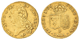 Europa

Francia

Louis XVI (1774-1793) - Double Louis d'or "à la tête nue" 1786 - Zecca: Lione - Diritto: testa del Re a sinistra - Rovescio: stem...