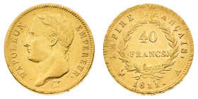 Europa

Francia

Napoleone I Imperatore (1804-1814) - 40 Franchi 1811 - Zecca: Parigi - Diritto: testa laureata di Napoleone a sinistra - Rovescio...