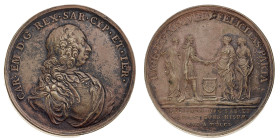 Medaglie

Medaglie Italiane

Casa Savoia - Carlo Emanuele III (1730-1773) - Medaglia 1750 per il matrimonio tra Vittorio Amedeo III e Maria Antoni...