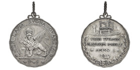 Medaglie

Medaglie Italiane

Regno d'Italia - Medaglia 1915 per la difesa antiaerea di Venezia - Diametro mm. 37 e peso gr. 15, 90 - Rara - q.FDC ...