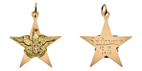 Medaglie

Medaglie Italiane

Regno d'Italia - Decorazione o distintivo 1919 relativo alla spedizione di Fiume ideato e concesso da Gabriele d'Annu...