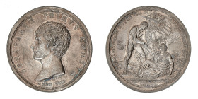 Medaglie

Medaglie Napoleoniche

Medaglia per Convenzione di Alessandria Anno VIII (1800) - Opus C. Lavy - Diametro mm. 52 e peso gr. 73,08 - Rara...