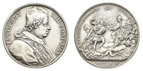 Medaglie

Medaglie Pontificie

Innocenzo XIII (1721-1724) - Medaglia 1721 "Auspici riassetto Politico-Religioso" - Opus Ermenegildo Hamerani - Dia...