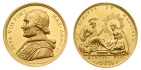Medaglie

Medaglie Pontificie

Pio VIII (1829-1830) - Medaglia annuale 1829 Anno I per ricordare la celebrazione in Coena Domini con la lavanda de...