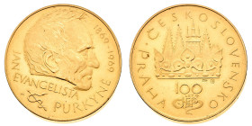 Medaglie

Medaglie Estere

Cecoslovacchia - Medaglia in oro 1969 commemorativa di J.E. Purkyne - Diametro mm. 29 e peso gr. 28,93 - q.FDC