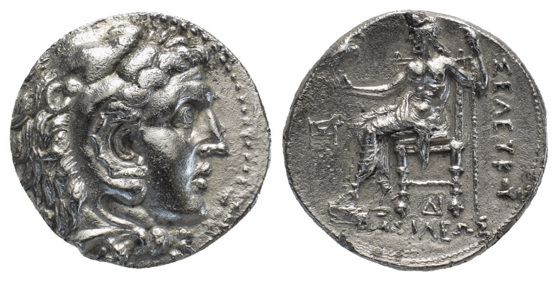 SELEUKID KINGS. Seleukos I Nikator, 312-281 BC. Tetradrachm (26mm, 16,91 g), ado...