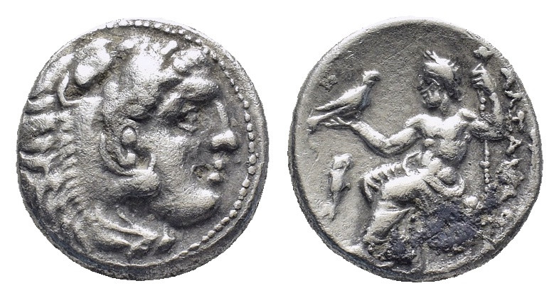 Kingdom of Macedon, Alexander III 'the Great' AR Drachm. (16mm, 4.0 g) Uncertain...