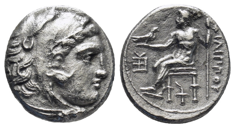 KINGS OF MACEDON. Alexander III ‘the Great’, 336-323 BC. Drachm (16mm, 3,9 g), S...