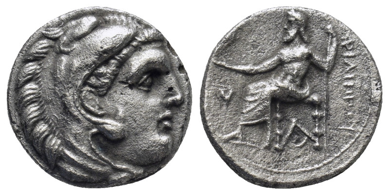 Kingdom of Macedon, Alexander III 'the Great' AR Drachm. (16mm, 3,87 g) Uncertai...