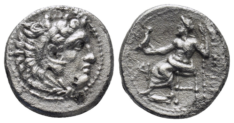 Kings of Macedon. Miletos. Alexander III "the Great" 336-323 BC. Drachm AR (16mm...
