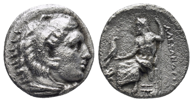 MACEDONIAN KINGDOM. Alexander III the Great (336-323 BC). AR drachm (17mm, 3,7 g...