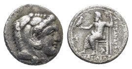 KINGS of MACEDON. temp. Alexander III – Philip III. Circa 324/3-320 BC. AR Drachm (17mm, 3,9 g). In the name and types of Alexander III. Arados mint. ...