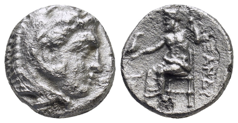Kingdom of Macedon, Alexander III 'the Great' AR Drachm. (15mm, 3,8 g) Uncertain...