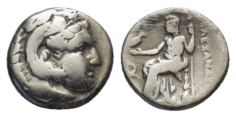Kingdom of Macedon, Alexander III 'the Great' AR Drachm. (16mm, 3,88 g) Uncertai...