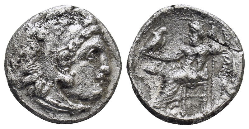 Kings of Macedon. Alexander III 'the Great' AR Drachm, (17mm, 3,97 g), 336-323 B...