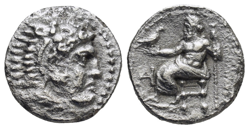 Kings of Macedon. Miletos. Alexander III "the Great" 336-323 BC. Drachm AR (16mm...