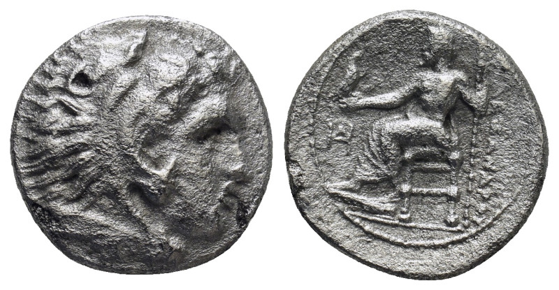 Kings of Macedon. Miletos. Alexander III "the Great" 336-323 BC. Drachm AR (16mm...